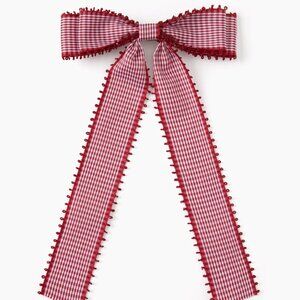 Gingham Bowknot Hair Clip